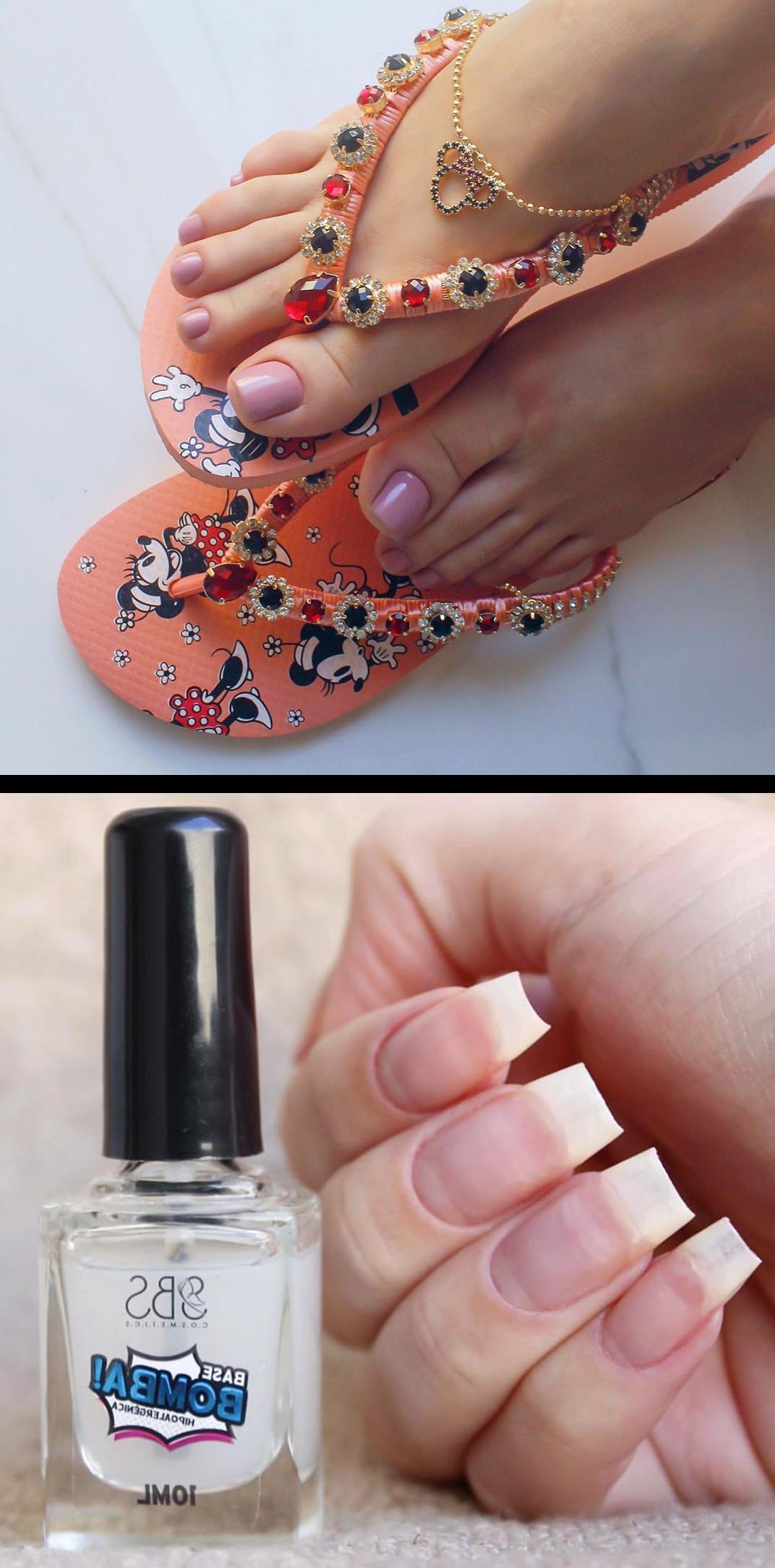 jk nails,purple acrylic nails,**BASE BOMBA HIPOALERGENICA E SEM FORMOL** da sbscosmeticsoficial Estentre as minhas queridinhas! Sem formol, hipoalergenica e registrada na Anvisa! Ideal para o fortalecimento das unhas!Vocencontram nas maiores perfumarias do Brasil ou no ig soubasicaoficial, eles enviam para todo o Brasil!  Gentee eu tmuito apaixonada por esse chinelinhoCoisa mais linda!!! A estilolilianeoliver sempre arrasa! Meninass ela envia para todo o Brasil e exterior viu?!  