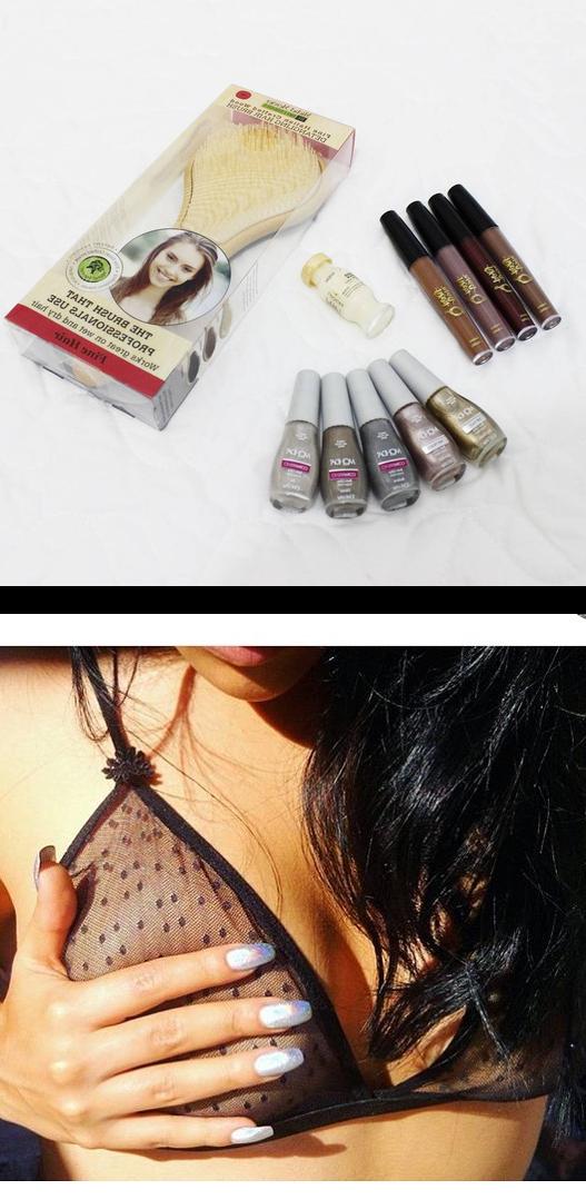 nail strengthener,trendy nails,Boa noite amores! Vamos de mais recebidos?! Essas lindezas vieram da perfumariainova, loja que tsempre indicando aqui no Ig pra vcs! - Novos batons da brutavaresppf cores lindas AMEIII - Colenova de esmaltes da esmaltemohda; - Essa escova PREFEITA para cabelos finos. Gentee sempre quis ter uma dessa MARAVILHOSA demais! - Ampola POWER REPAIR da Loreal  Vou mostrando mais detalhes desses produtinhos aqui pra vcs!  Holograma nails para _diannx citas disponibles FB/latin witch 