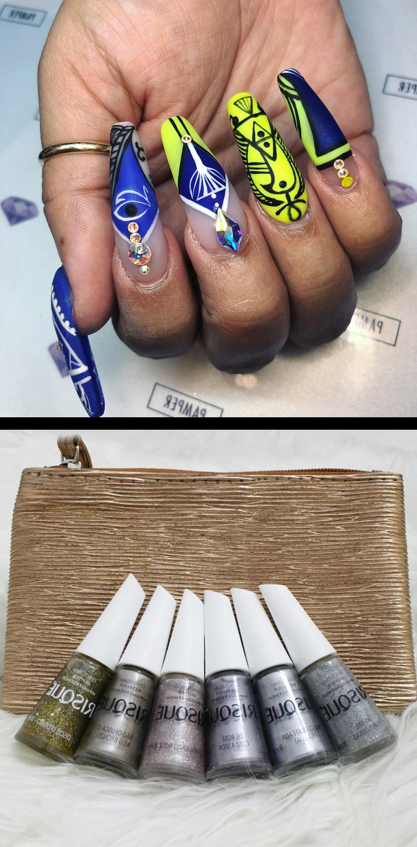 victoria nails,short square nails,Vai rolar demonstrados novos esmaltes da risqueoficial?! Vaiiiii Colelinda nmeninas?! Jtansiosa pra mostrar pra vcs! Quem ainda nencontrou, tem na perfumariainova viu?! A Loja envia para todo o Brasil!  your next nail service pampernailgallery- - / Anubisby Pamper Artist DJ (Djznailcustomz) - your next Full Set, Fill, Gel Mani, or Pedi service at pampernailgallery.com Now open in Fremont, California!- , getpamper , pampernailgallery , nails , handpainted , oaklandnails , sanjosenails , sfnails , bayareanails , yellownails , tribalnails , tikinails , hawaiiannails , greennails , swarovskinails , swarovskidesign , tribalprint , handpaintednails , egyptian , egyptiannails , horusnails , illuminatinails 