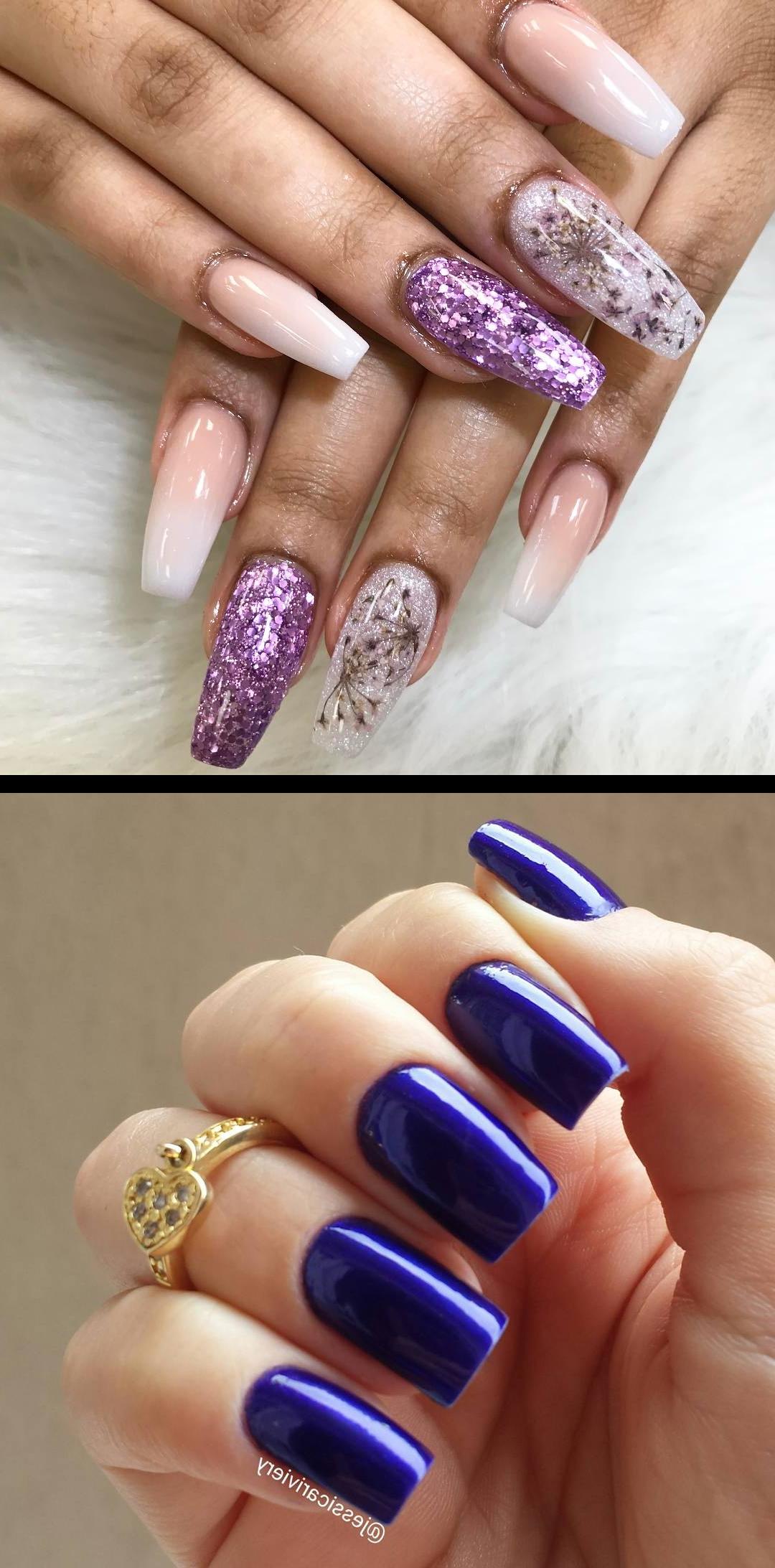 glitter acrylic nails,aqua nails,Boa noite! desse azul lindo , OlhoTurco da naticosmetica  