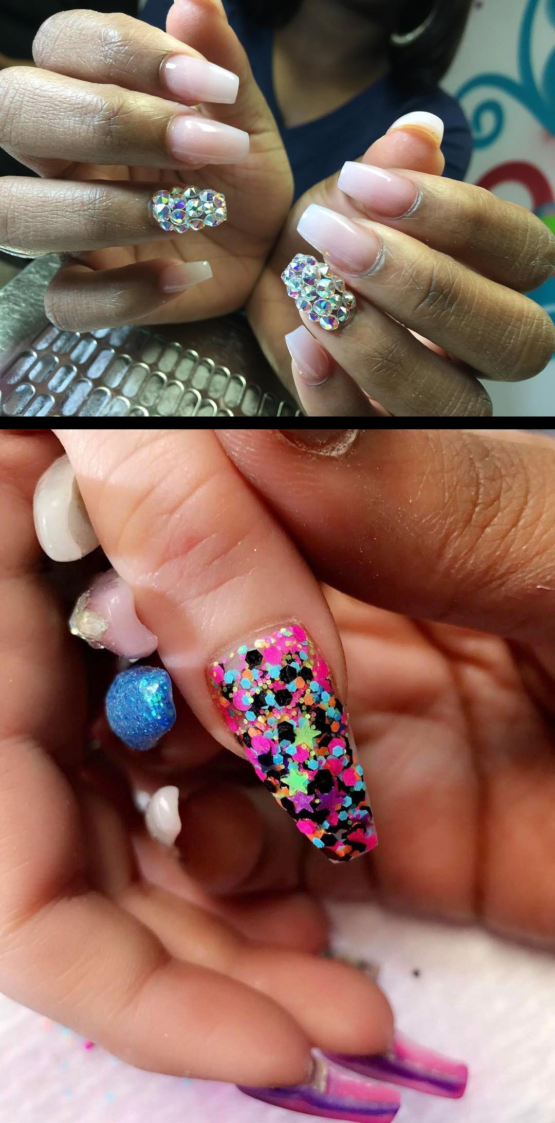 tulip nails,bellagio nails,, kreationsbykiki , ncnails , nailswag , nailsmagazine , swarovski Catch me in , Queencity this Thursday through Sunday!! Text me to book your appointment (919)423-7804 Running a $200 special with lashesbyjae for nails and lashes TOGETHERSlots filling fast! , nopolish , allacrylic , kreationsbykiki , nails , ncnails , raleighnails , durhamnails , glitter , glitternails , tumblr , nailsofinstagram , nailsoftheday , nailpro , fashion , nailart , nailtutorial , bgdn , blackgirlsdonails , blacknailtechs , naillife , nailsmagazine , tumblrfeature 