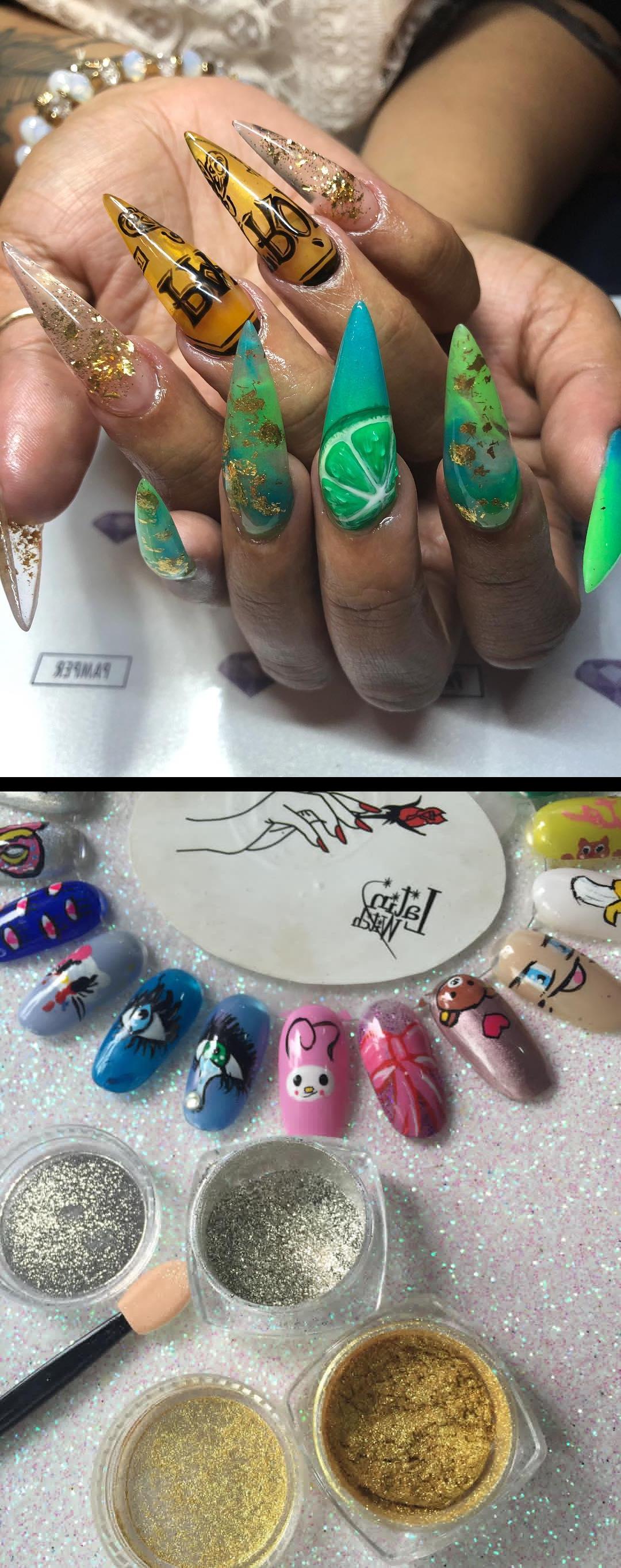 fingernails,lavish nails,your next nail service pampernailgallery- - and Limeby Pamper Artist DJ (djznailcustomz) and Session Art by Vivian (vivxue) -patron your next Full Set, Fill, or Pedi service at pampernailgallery.com Now open in Fremont, California!- , getpamper , pampernailgallery , nails , oaklandnails , sanjosenails , sfnails , bayareanails , bayareanailtech , tequila , patron , margarita , lime , fruit , clearnails , vacation , greennails , nailswag , handpainted Hey bebes chrome nails disponibles ya!!!! citas disponibles whatsapp 5513365846 
