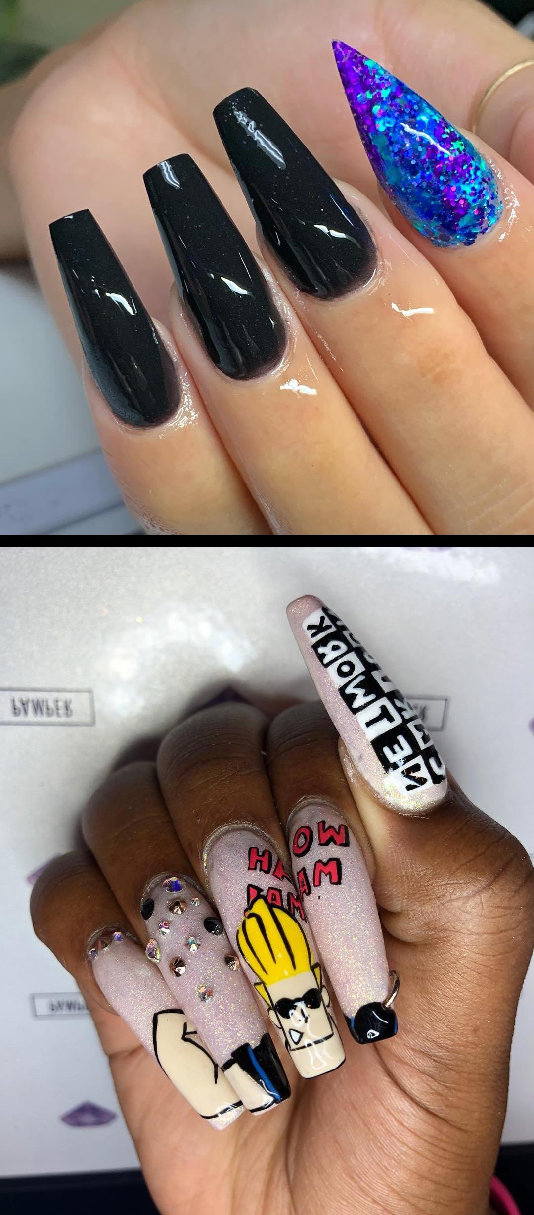 blue nails,lily nails,, Nopolish , allacrylic , kreationsbykiki , nails , ncnails , raleighnails , durhamnails , glitter , glitternails , tumblr , nailsofinstagram , nailsoftheday , nailpro , fashion , nailart , nailtutorial , bgdn , blackgirlsdonails , blacknailtechs , naillife , nailsmagazine , tumblrfeature , dulcenailsprinkles your next nail service pampernailgallery- - Bravoby Pamper Artist Shanice (animininails) - your next Full Set, Fill, or Pedi service at pampernailgallery.com Now open in Fremont, California!- , getpamper , pampernailgallery , nails , oaklandnails , sanjosenails , sfnails , bayareanails , bayareanailtech , cartoonnetwork , johnnybravo , johnnybravonails , cartoonnails , characternails 