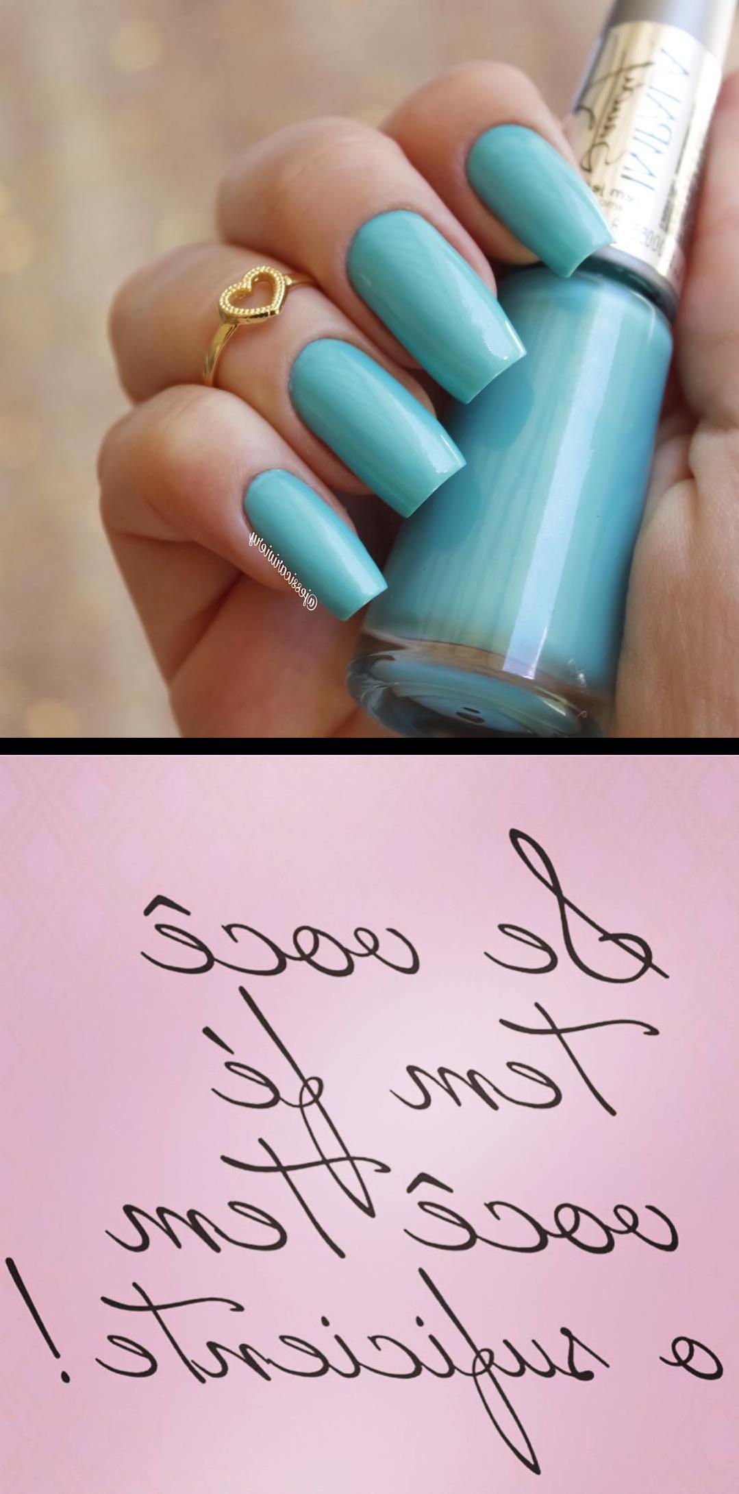 exquisite nails,fall nails,Oiii amores! Outra cor linda da nova colemundial_impala com a sandyoficial a Cor se chama , SemJeito e toda a colevcs encontram na perfumariainova  Am, Boanoite  