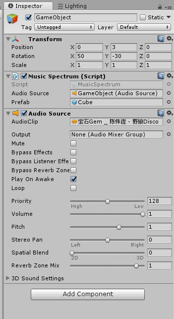 《Unity：音频可视化实现》