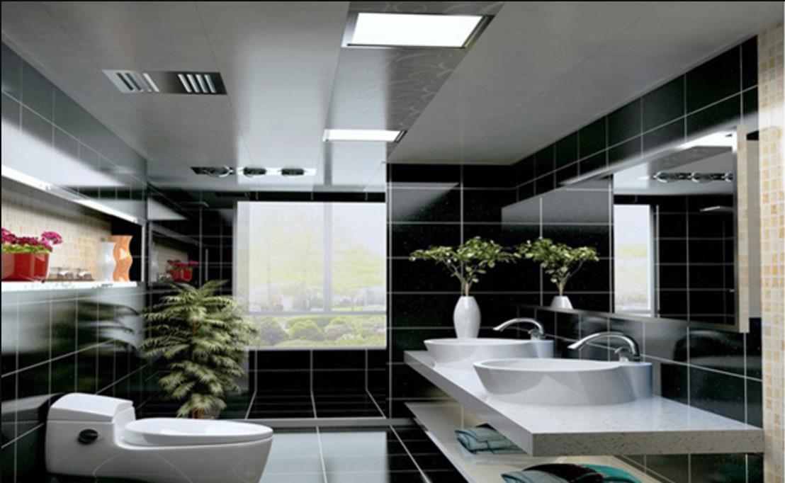 led panels application case washroom led flat panel light