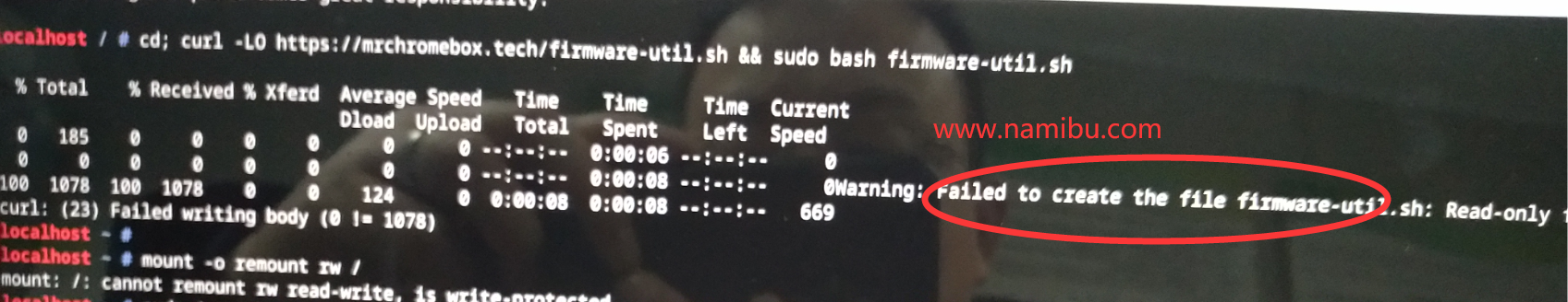 chromebook read-only system