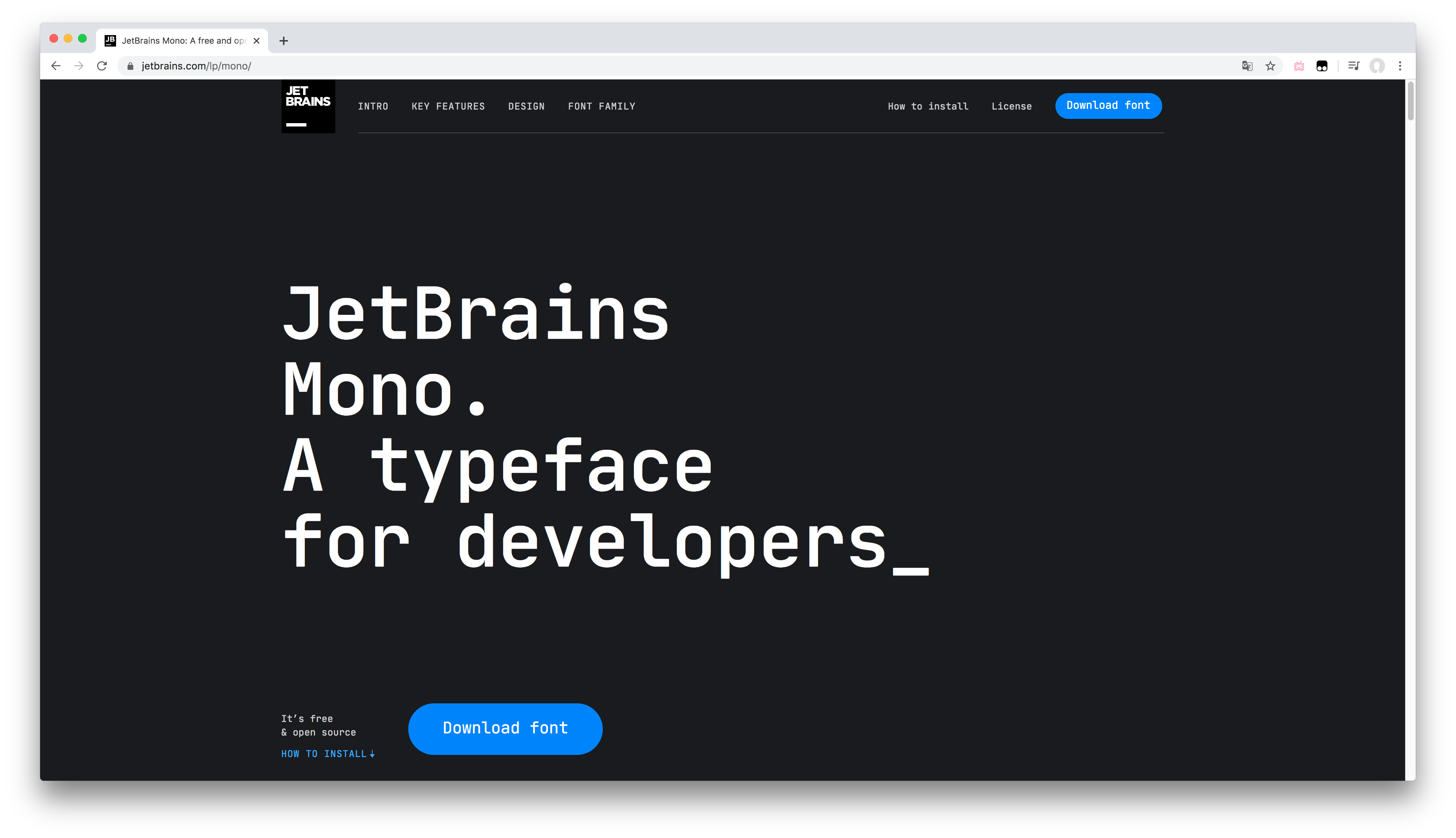 为编程而生的字体