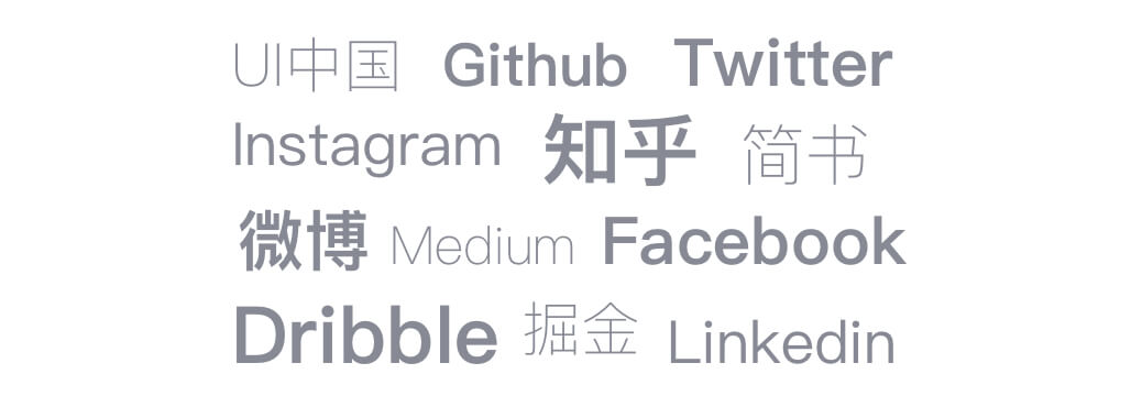 social iconfont