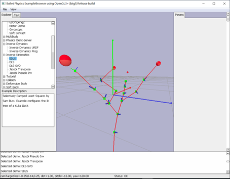 Inverse Kinematics SDLS Demo