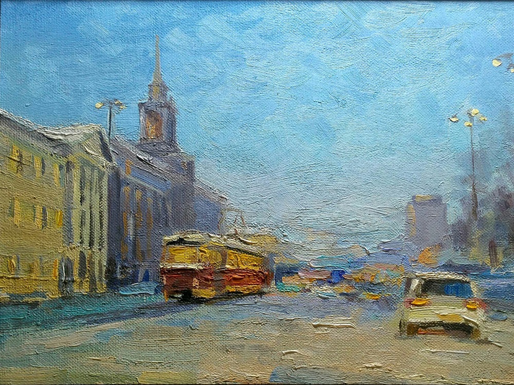 油画：叶卡捷琳堡市政府