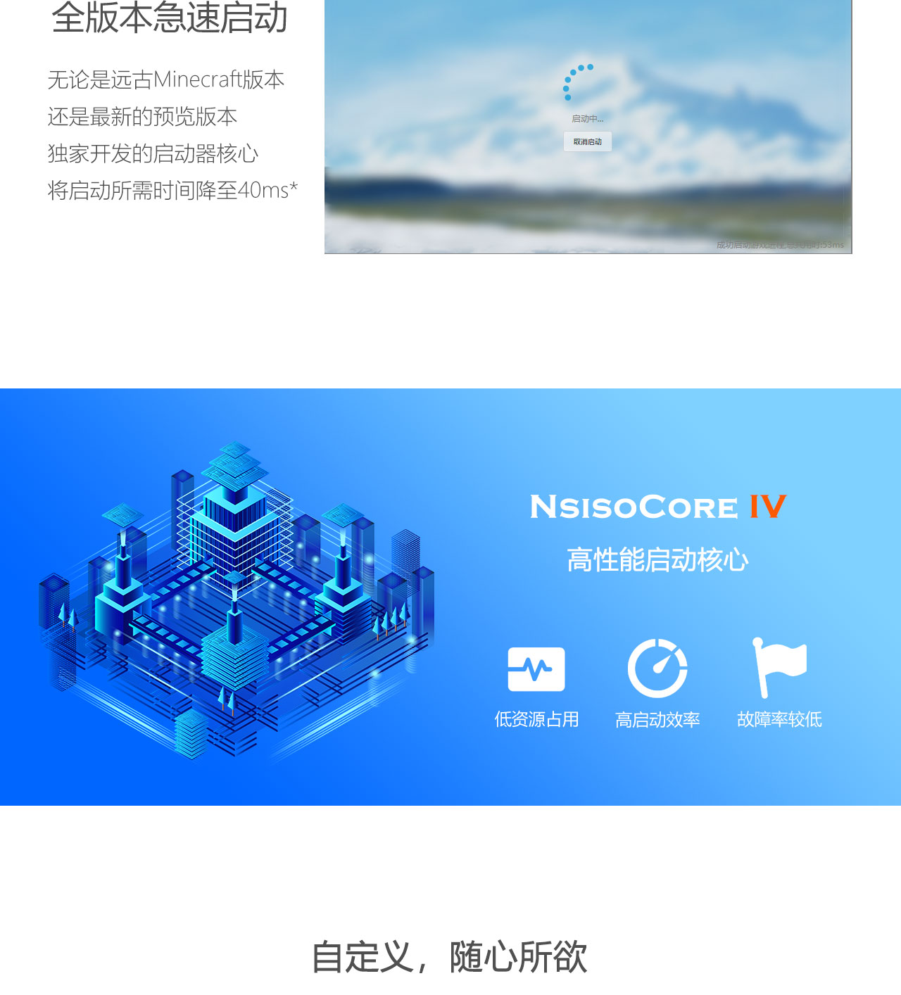 全版本 Nsiso启动器 支持最新预览版本 高自定义 正版 外置登录 开源 软件资源 Minecraft 我的世界 中文论坛 手机版 Powered By Discuz