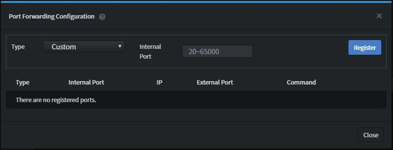 Port Forwarding Configuration
