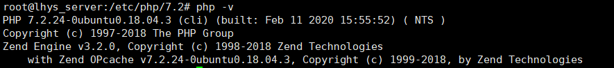 php安装完成