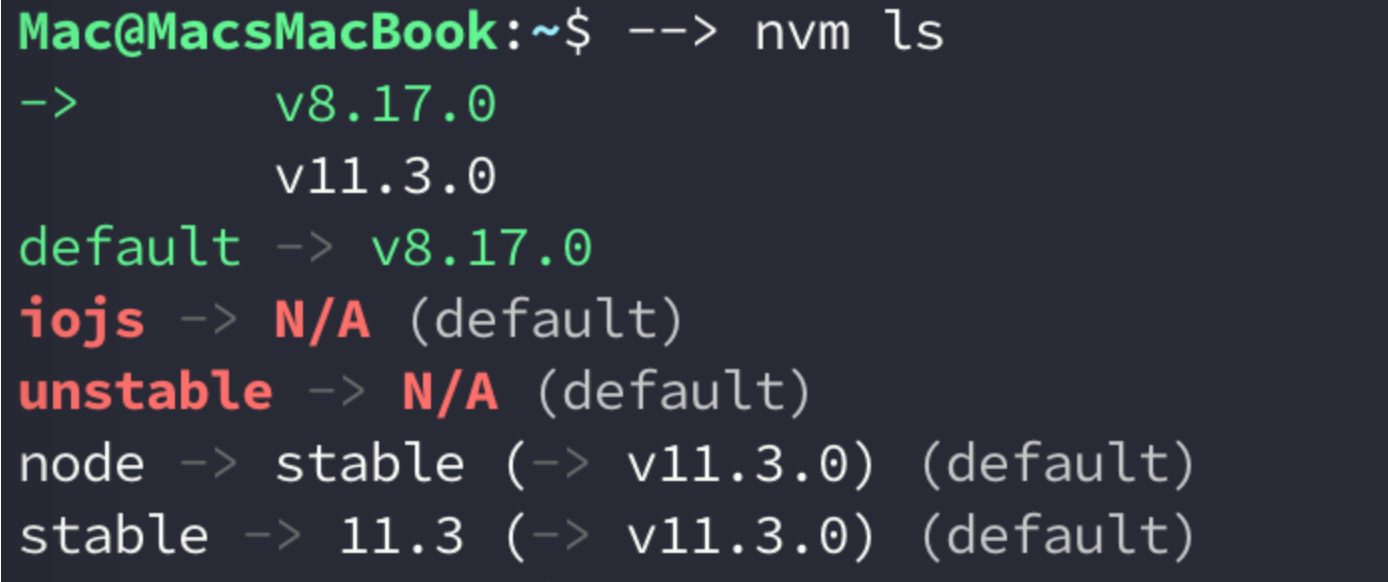 delete node js mac