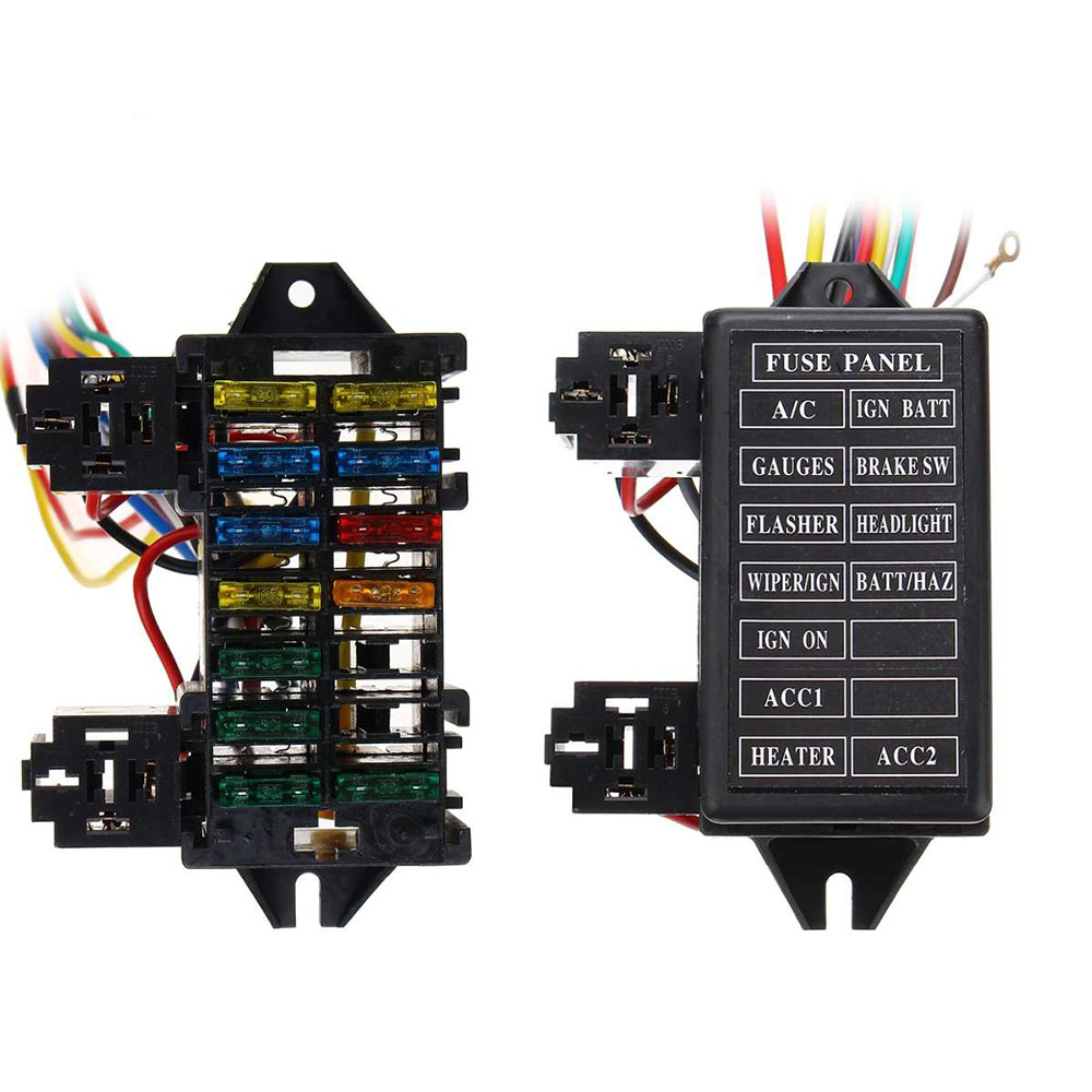 Universal 14 Circuit Wiring Harness For Chevy Ford Muscle Car Hot Rod