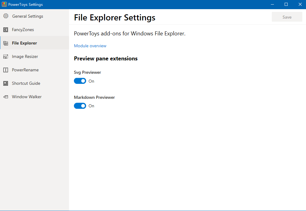 资源管理器预览功能