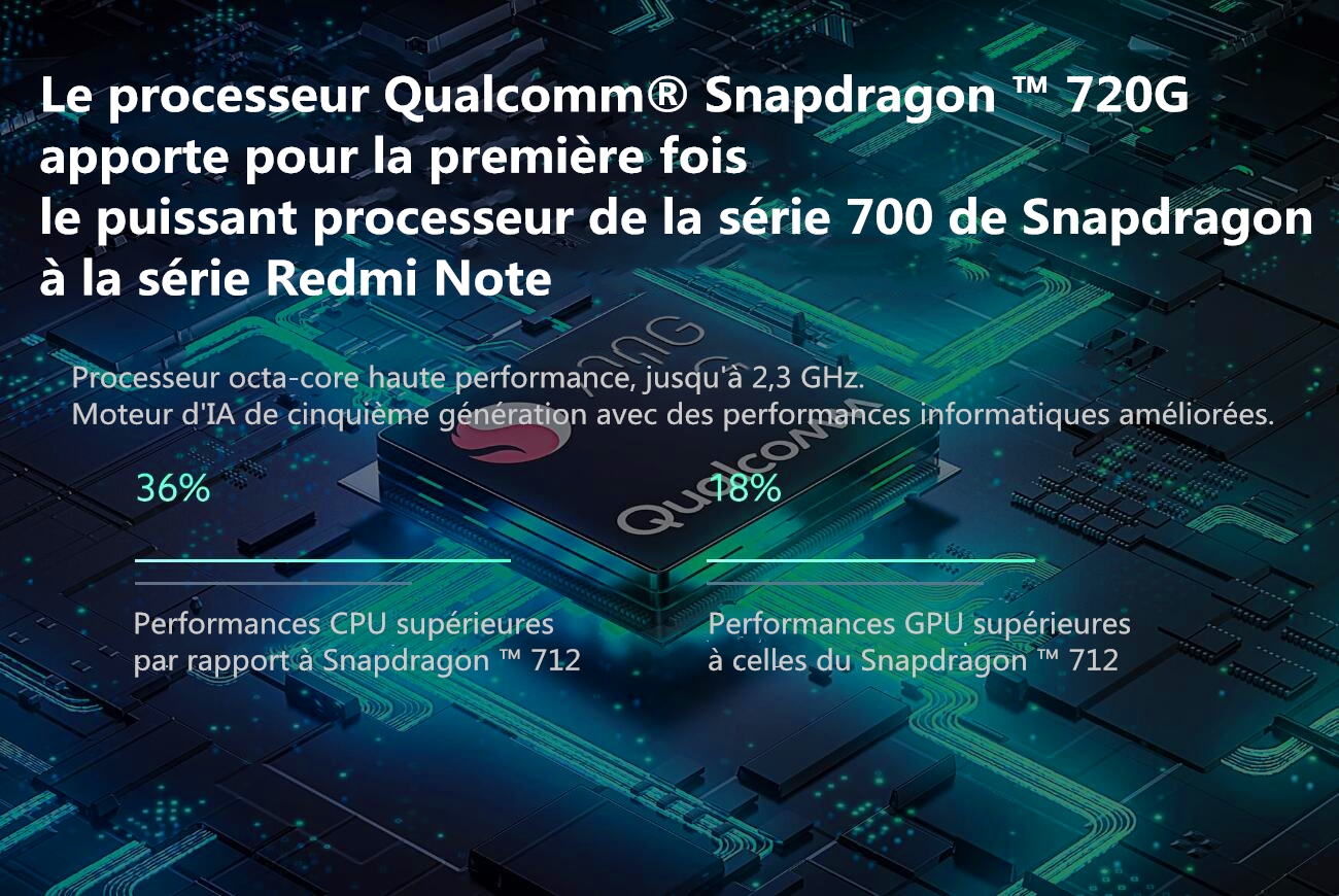 Xiaomi Redmi Note 9S Version globale Smartphone Snapdragon 720G Octacore 5020mAh 48MP Quad caméra Note 9S
