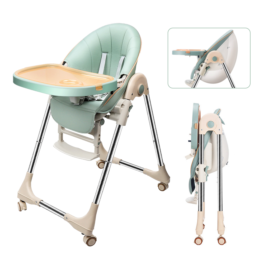 Chaise haute bébé évolutive reglable pliable portable multifonction
