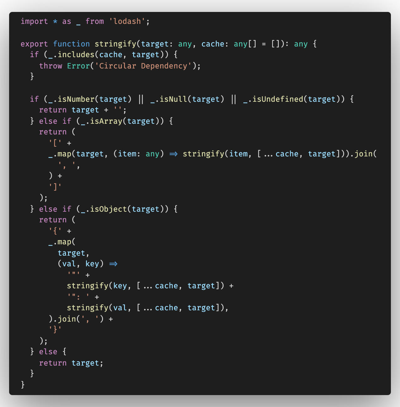实现JSON.stringify Hexo