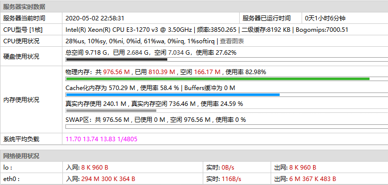 亮出我的euserv的探针