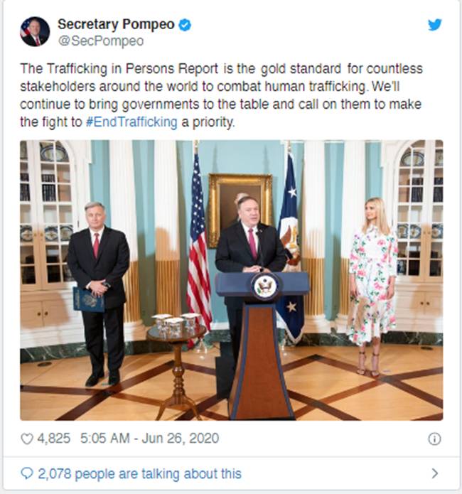 蓬佩奥推特:“金本位”——Sierra(NZ)