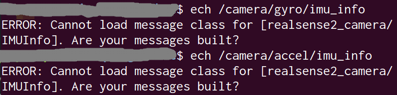 /camera/gyro/imu_info和/camera/accel/imu_info没有结果