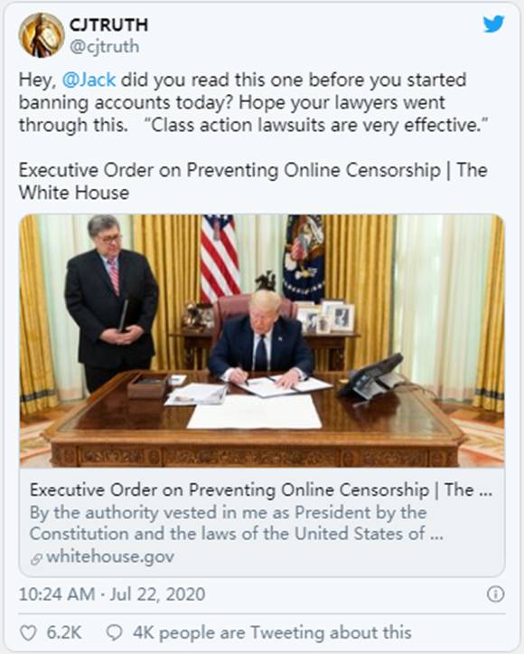 官方消息:Twitter 正在禁止 QAnon|Sierra(NZ)