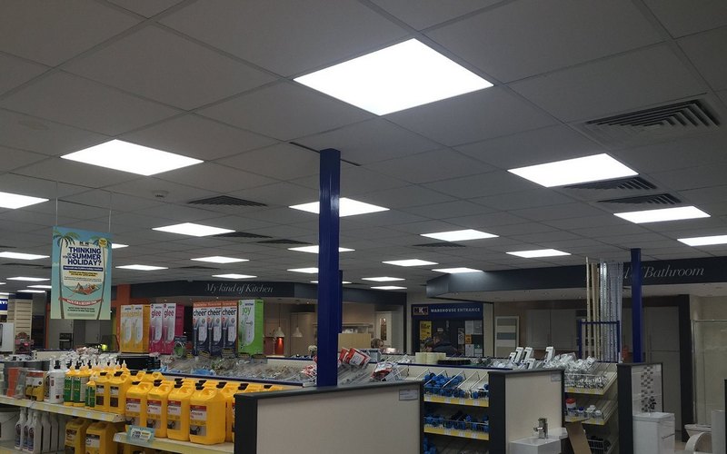 led flat panel light supermarket and store