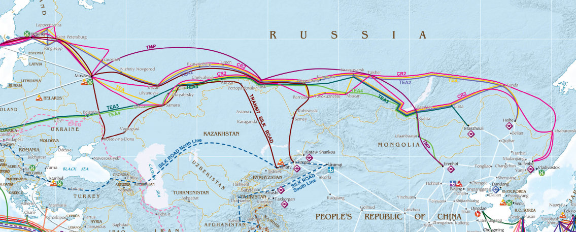 俄罗斯电信宣布建设下一代欧亚陆缆 TEA NEXT