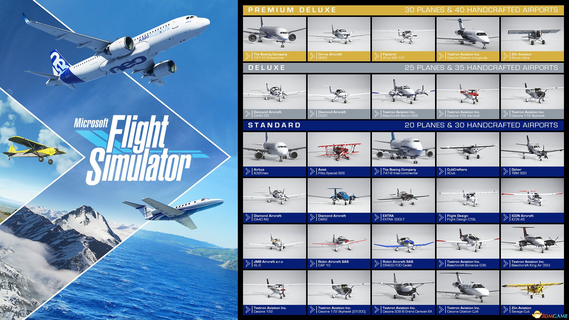 微软飞行模拟2020(Microsoft Flight Simulator)镜像版+汉化补丁+界面简化