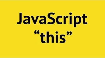 JavaScript 中的 this