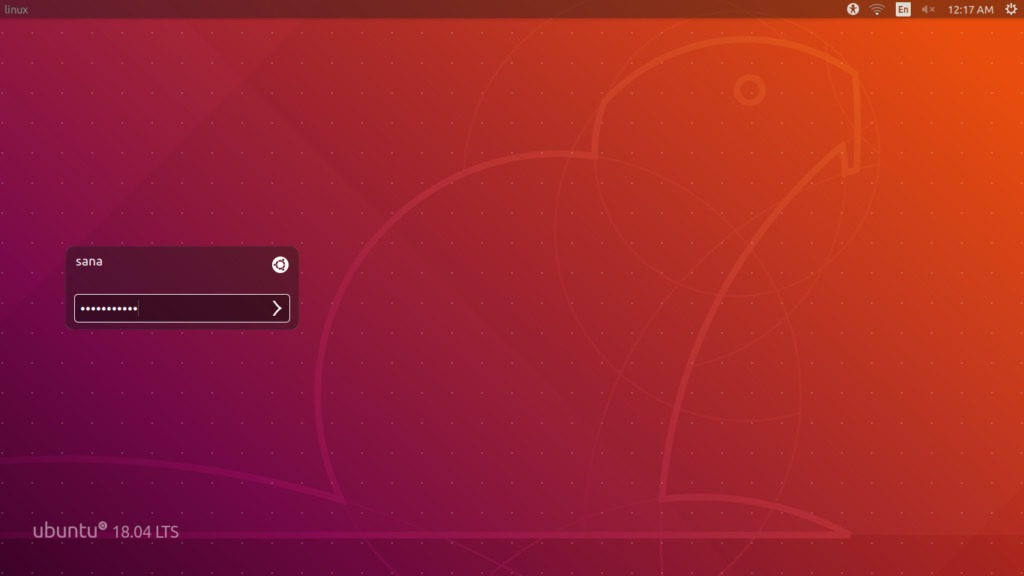 Ubuntu LightDM Display manager