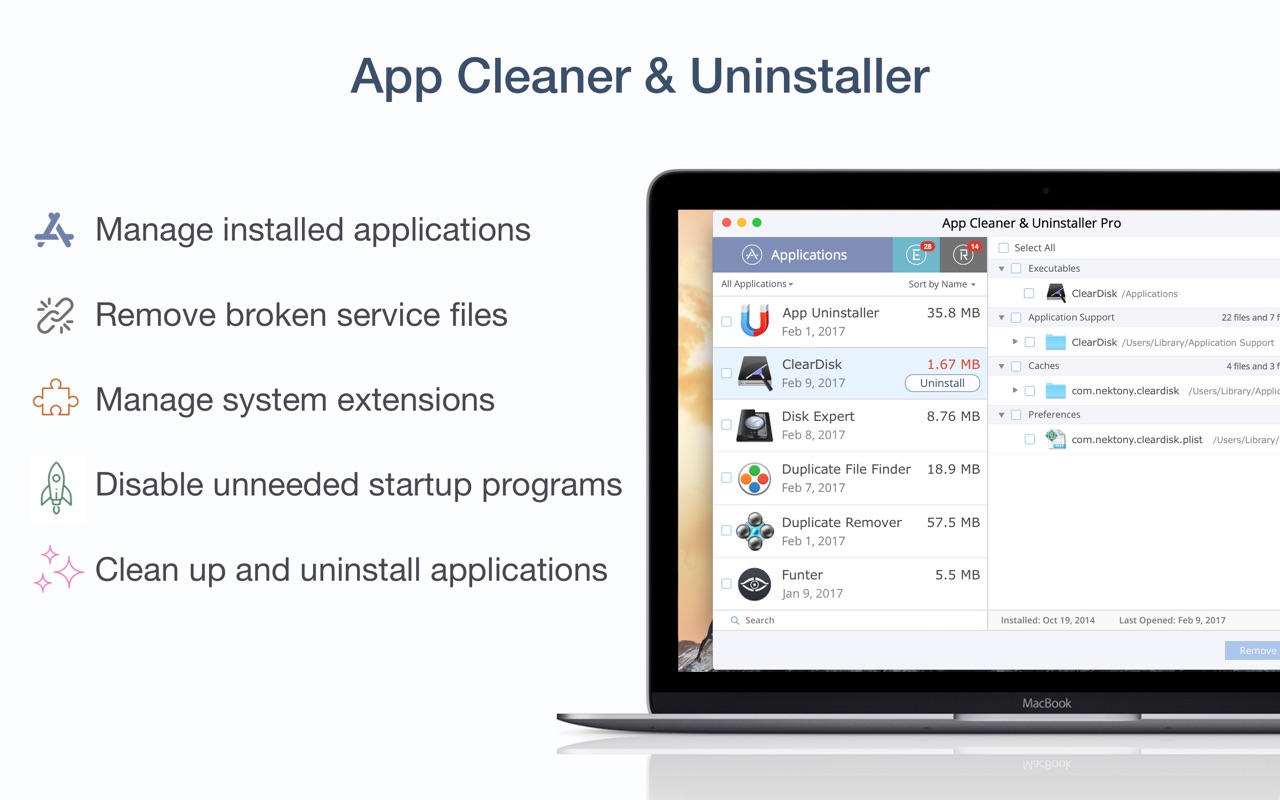 app cleaner mac os sierra download