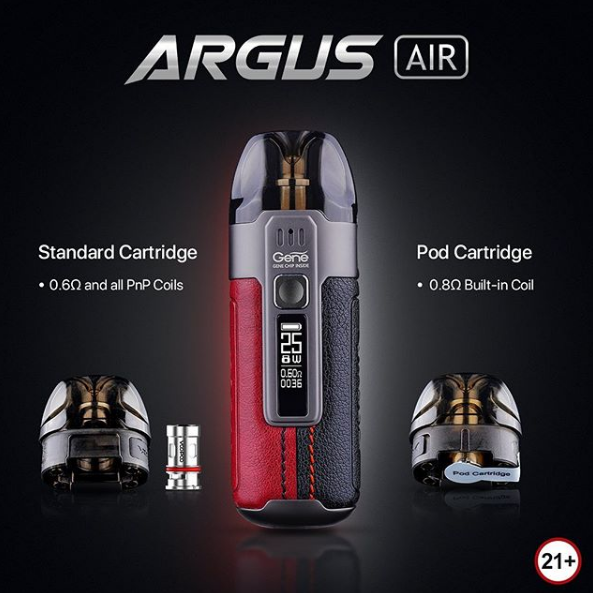 Large &amp; Small Double Airway - VOOPOO Argus Air Pod Kit