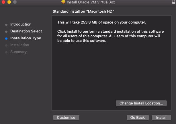 install