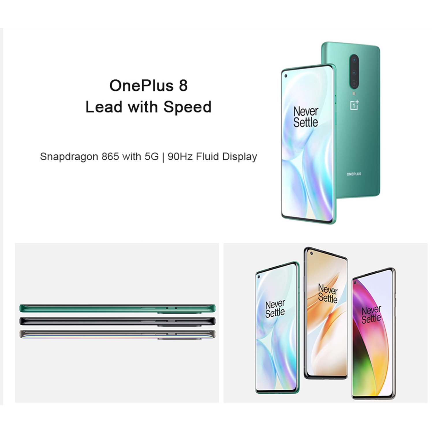 OnePlus 8 5G Smartphone 8Go 128Go Snapdragon 865 Octa Core 6,55