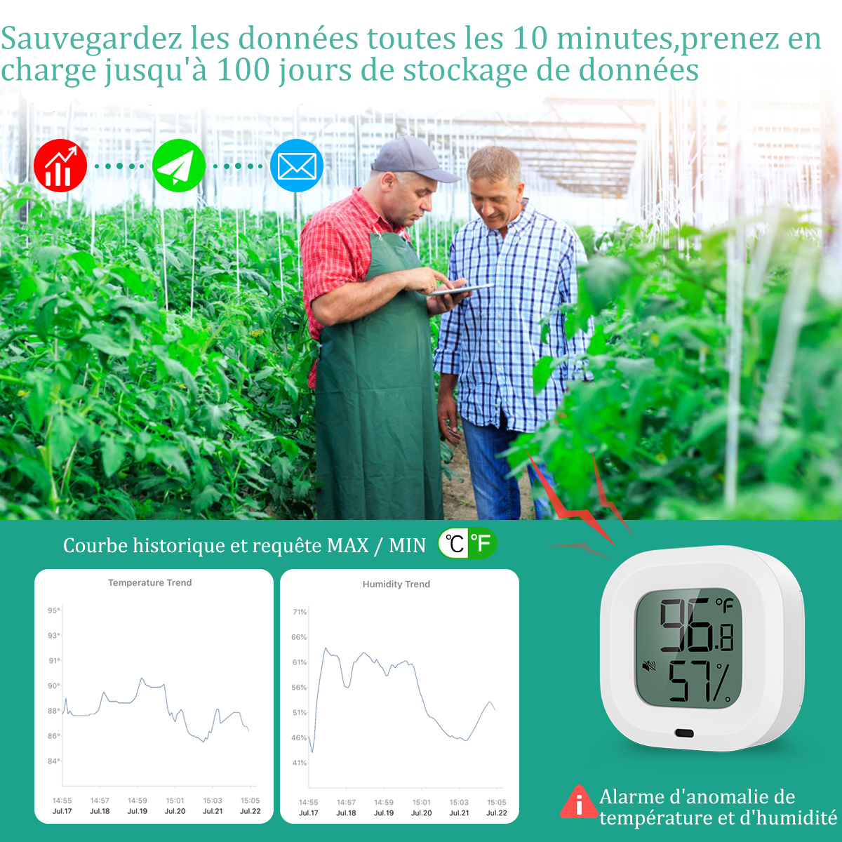 Thermometre Hygrometre Pour Bebe Surveillez La Temperature Et L Humidite De La Chambre De Bebe Pour Rendre Le Bebe Plus Confortable Cdiscount Puericulture Eveil Bebe