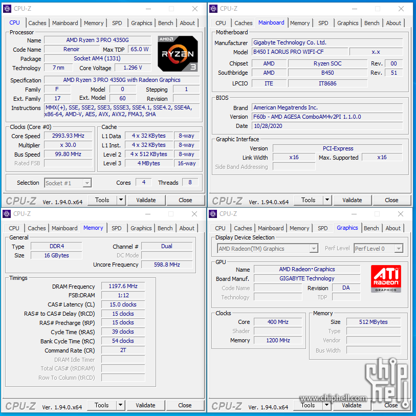 [情報] 技嘉B450新BIOS 支援Zen3和Zen2 APU