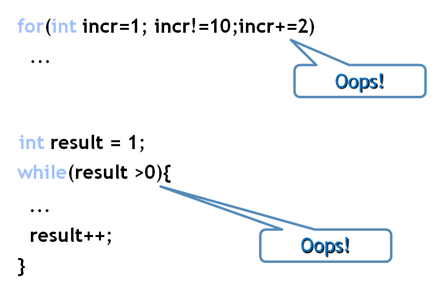 infinite loop