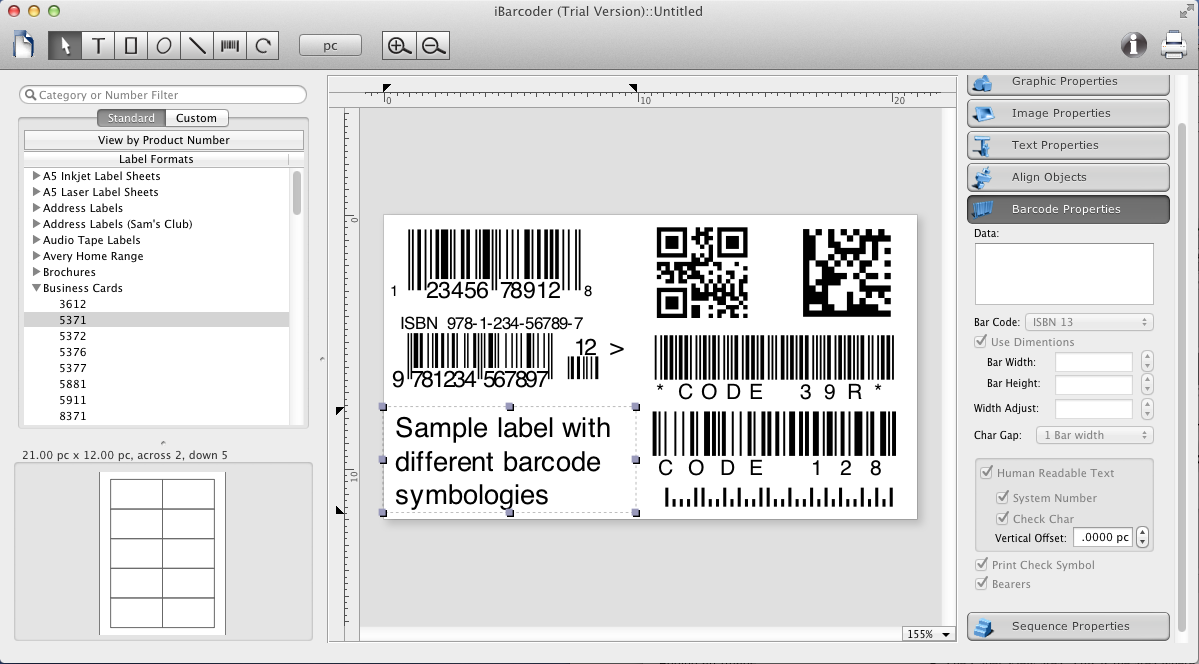 barcode producer mac serial number