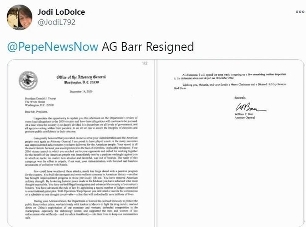 司法部长巴尔辞职,电影情节好转|圣诞老人冲浪(海滩广播)