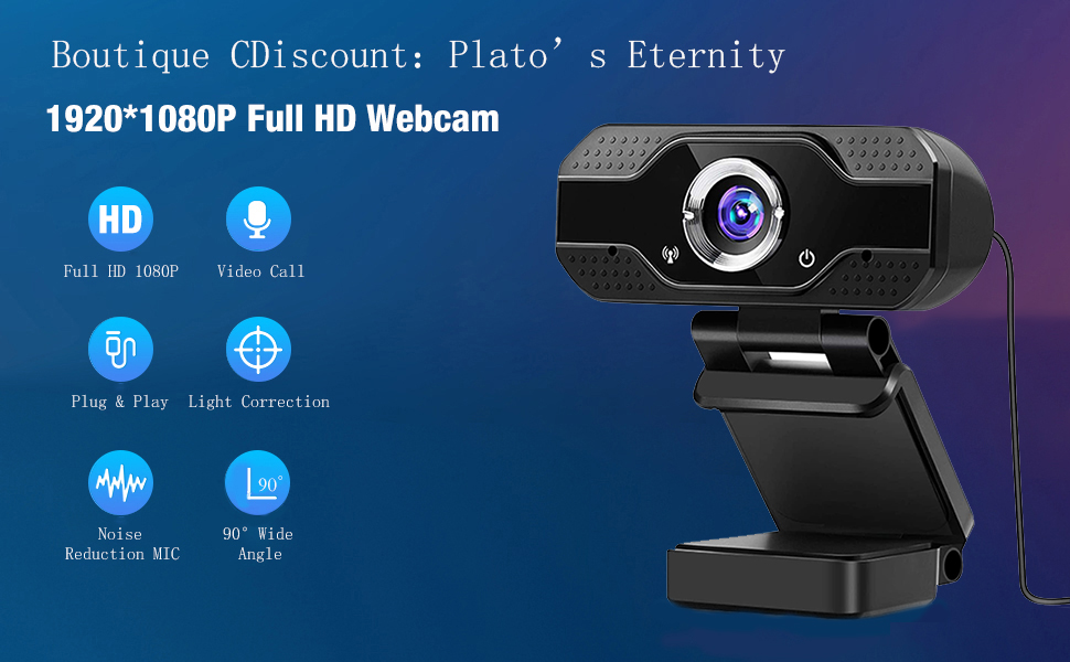 cam HD 1080P compatible windows 10 Cdiscount Informatique