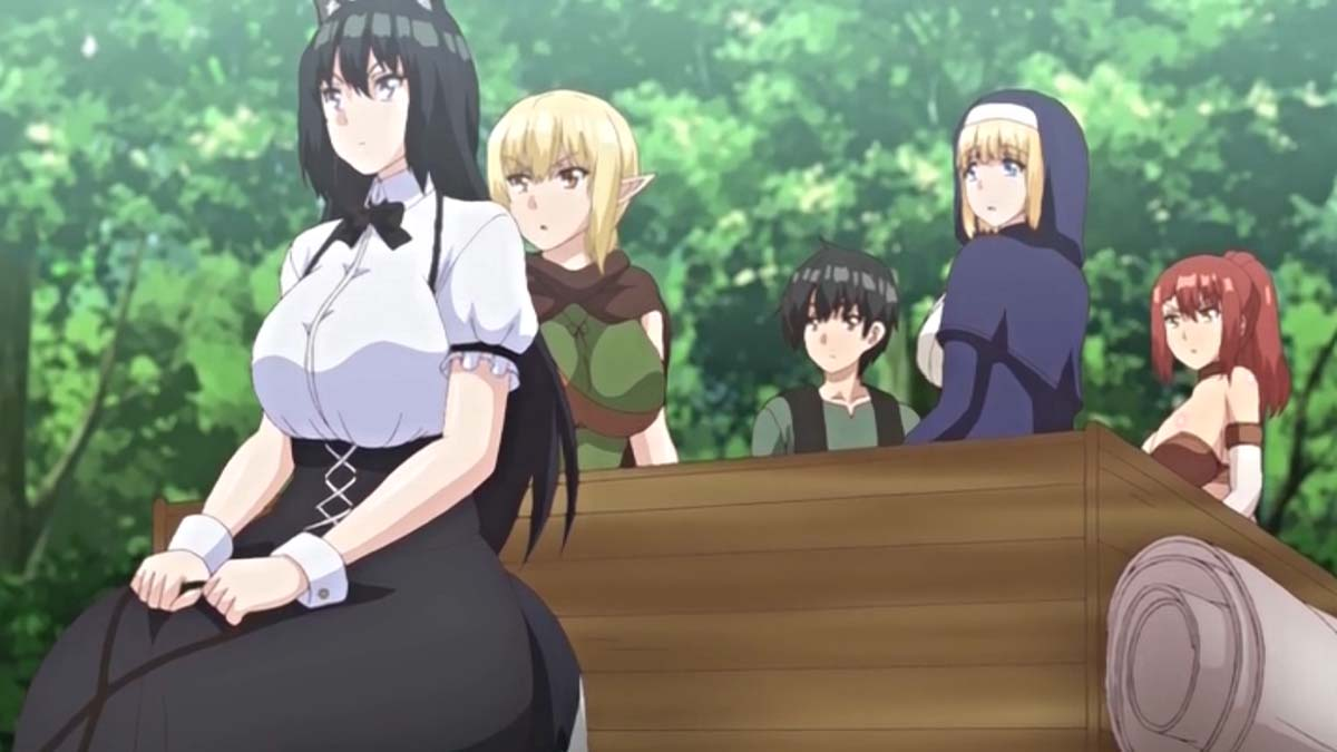 【琉璃神社】異世界ハーレム物語 第四話 疾風怒濤の5Pハーレムエッチ 俺たちの戦いはこれからだ！