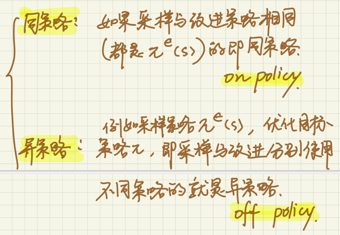 同策略与异策略