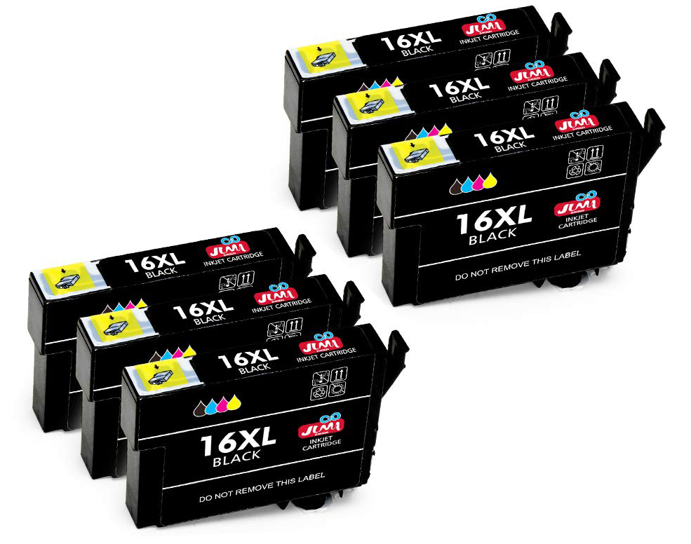 6 Pack Compatible Epson 16 16xl Grande Capacità Cartouches Dencre Pour Epson Workforce Wf 1579