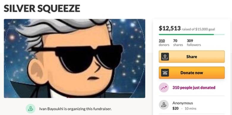 GoFundMe运动寻求15,000美元用于银挤兑广告牌