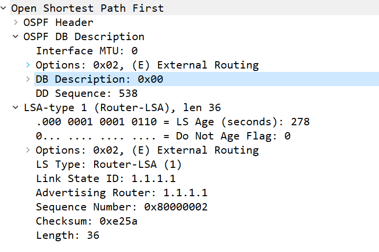 alt OSPF数据包类型-DD数据包