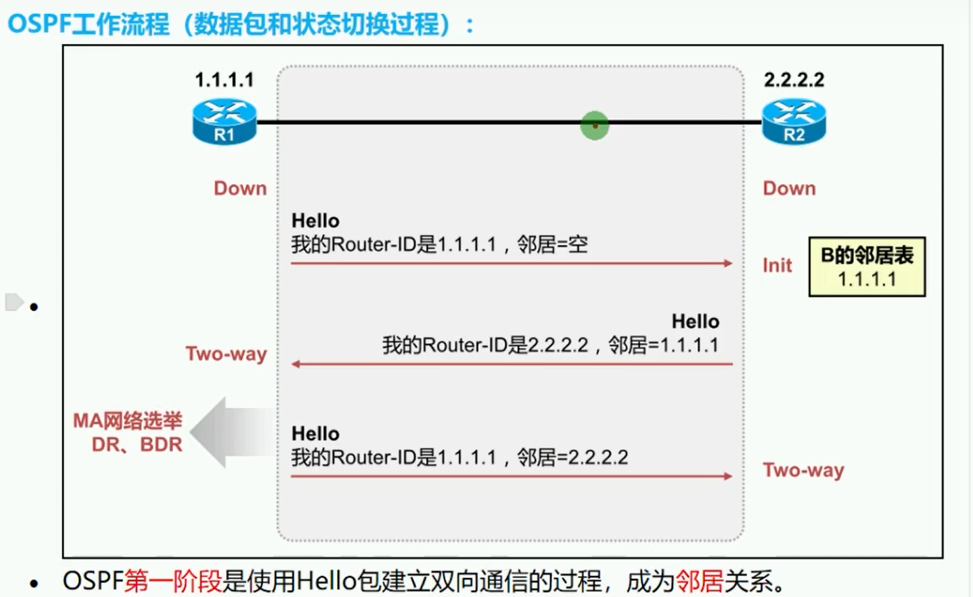 alt OSPF邻居状态的建立