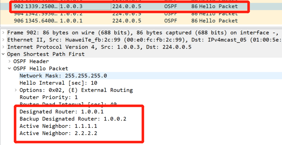 alt OSPF-DR&BDR-R3抓包